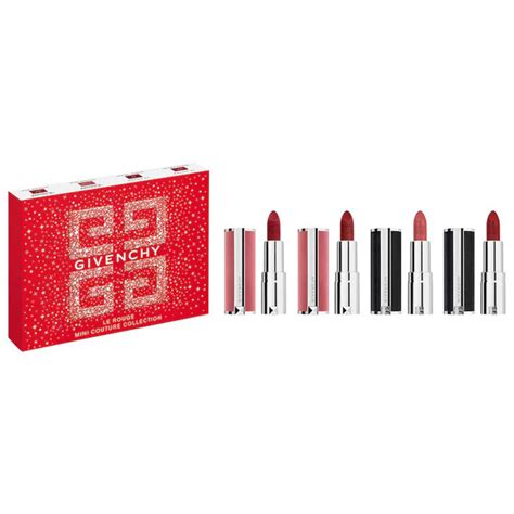 givenchy le rouge mini couture lipstick collection|givenchy le rouge interdit lipstick.